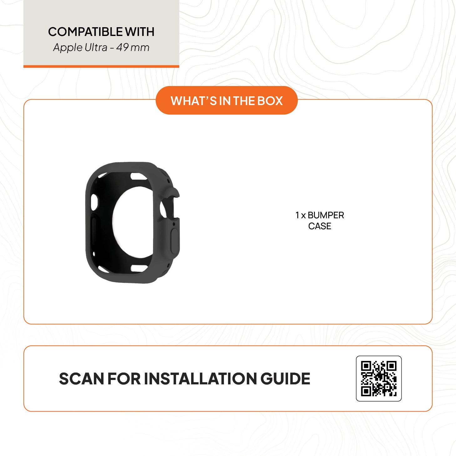 FORZA Protective Bumper Case for Apple Watch Ultra