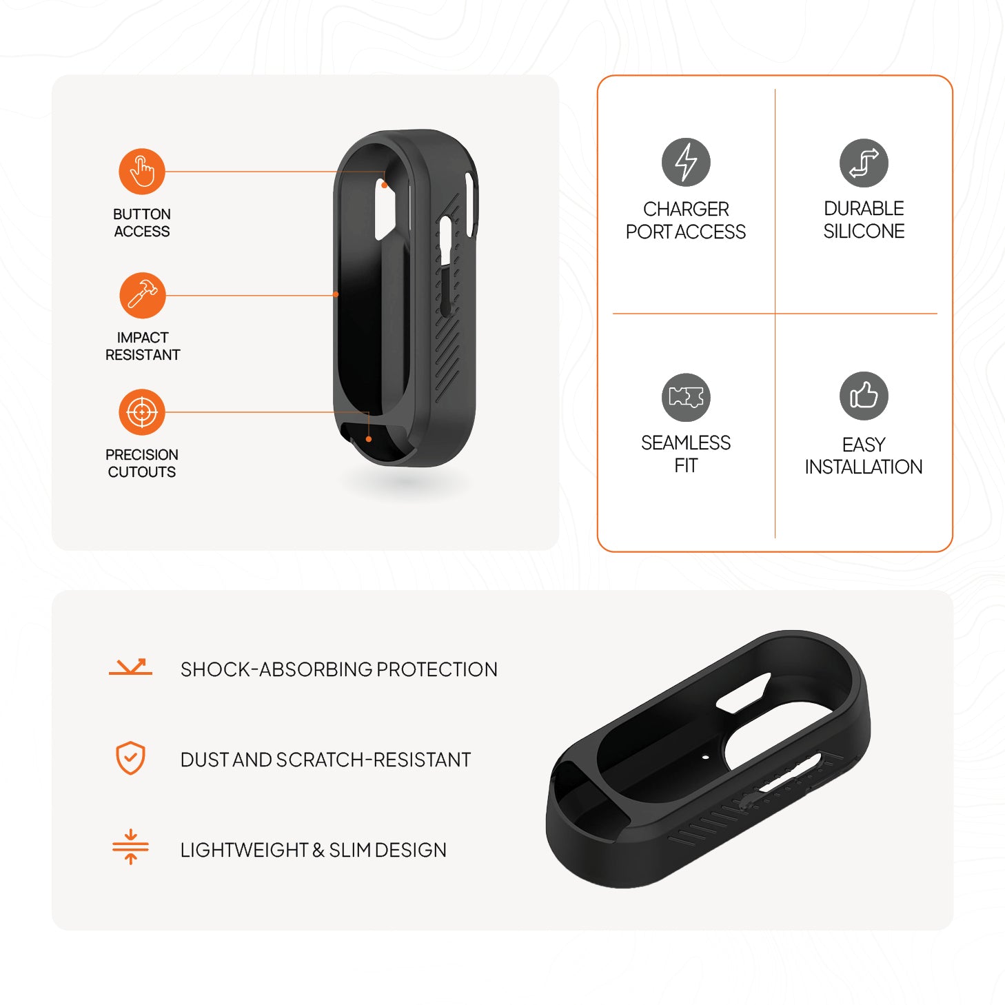 FORZA Silicone Case for Garmin Varia RCT715