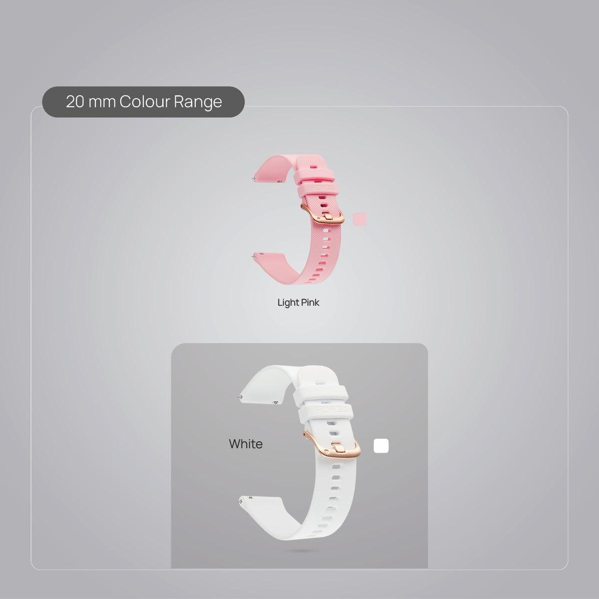 FORZA 20mm Quick Release Nova Watch Strap for Garmin & More