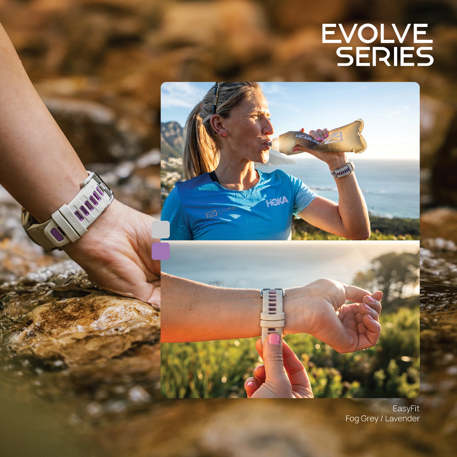 FORZA Elite 20 mm EasyFit Evolve Series Watch Strap for Garmin