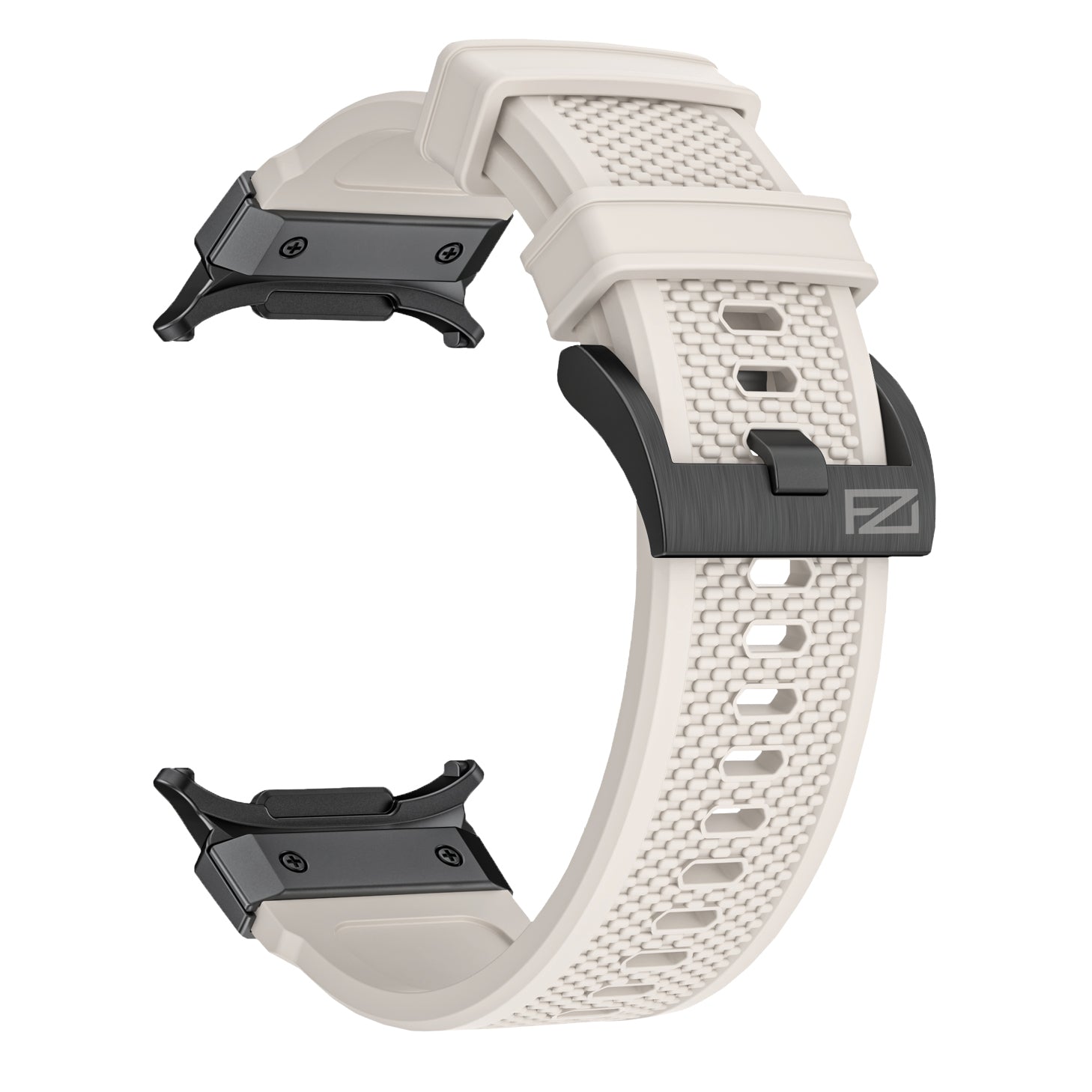 FORZA Elite Classic Watch Strap for Samsung Galaxy Watch Ultra (47mm) – Black Buckle