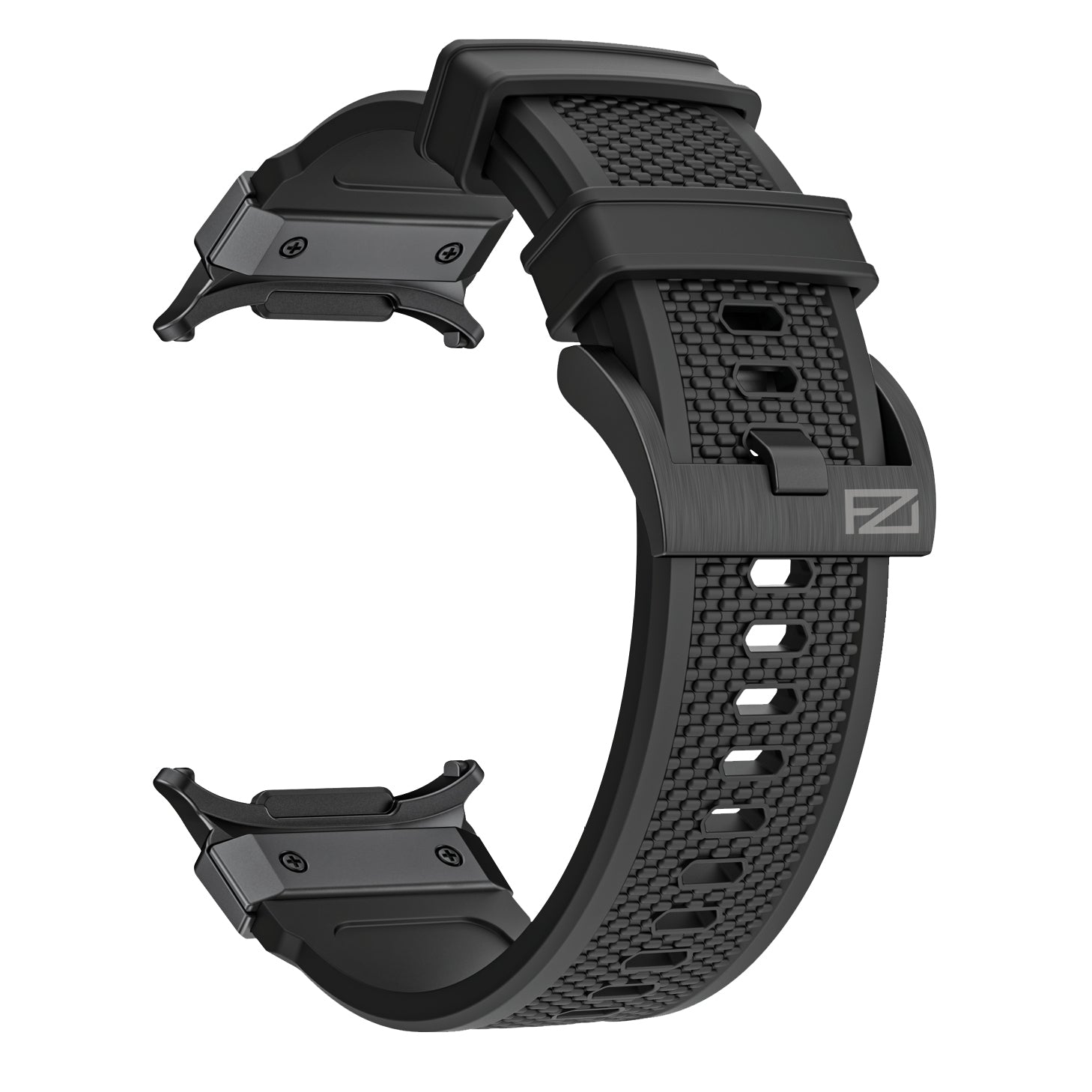 FORZA Elite Classic Watch Strap for Samsung Galaxy Watch Ultra (47mm) – Black Buckle