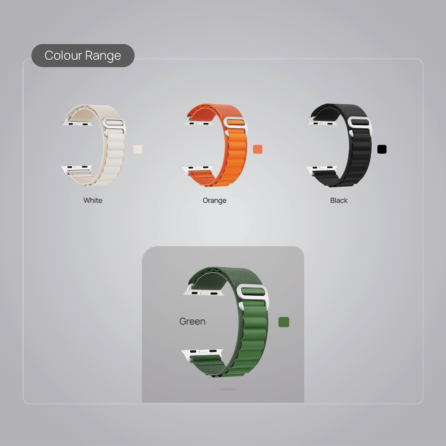 FORZA Alpine Loop Strap for Apple Watch 42/44/45/49mm