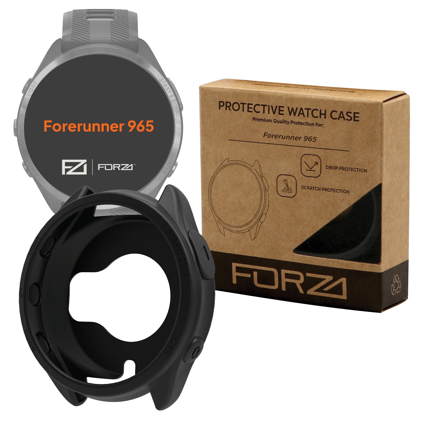 FORZA Bumper Watch Case for Garmin Forerunner 965