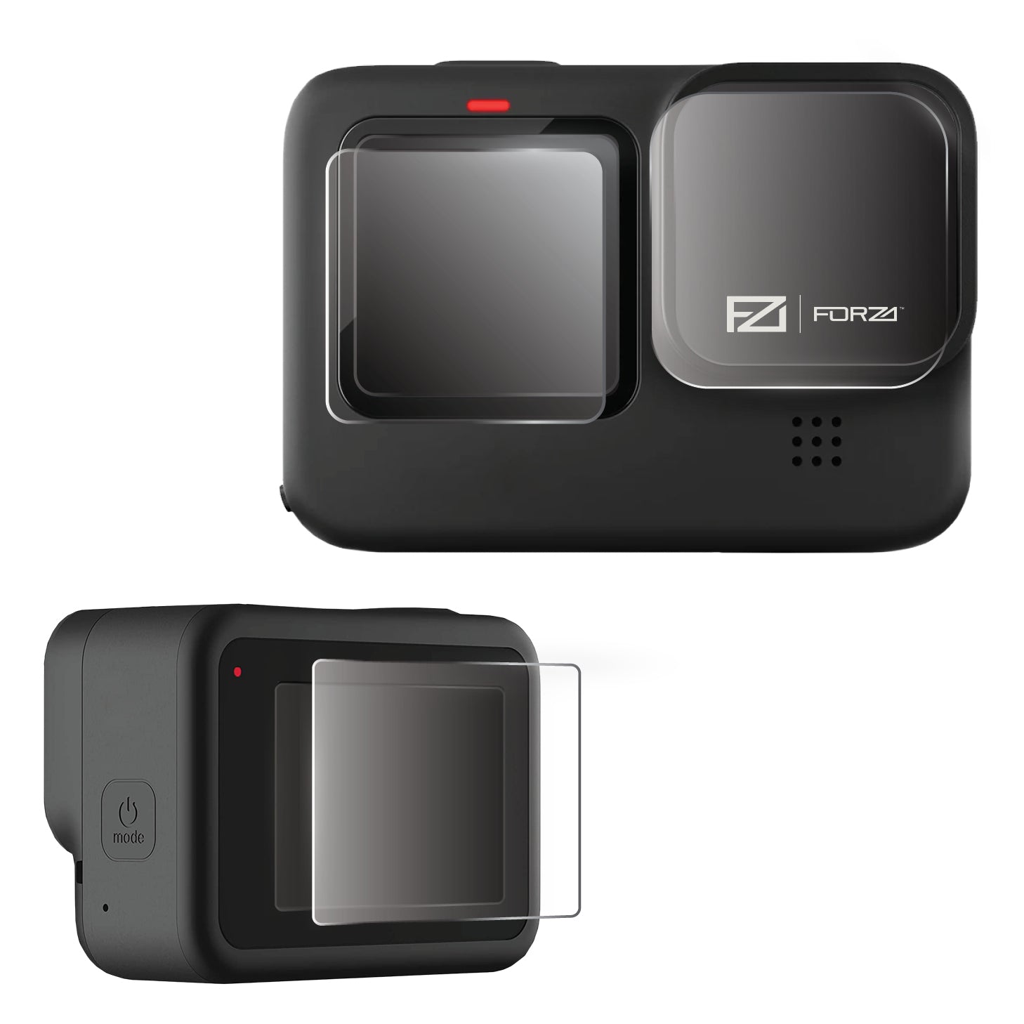 FORZA Tempered Glass Screen & Lens Protector Set for GoPro Hero 13/12/11/10/9