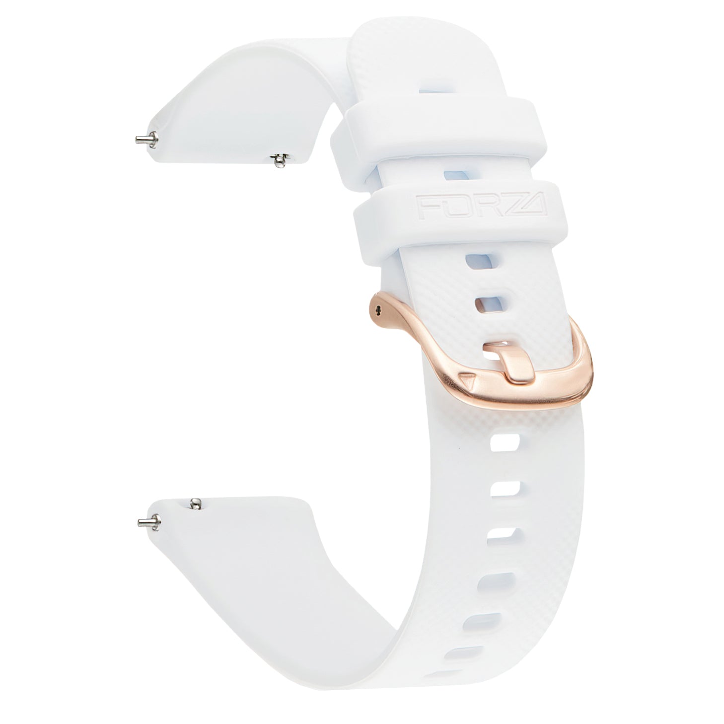 FORZA Elite 18mm Quick Release Watch Strap – Rose Gold Buckle