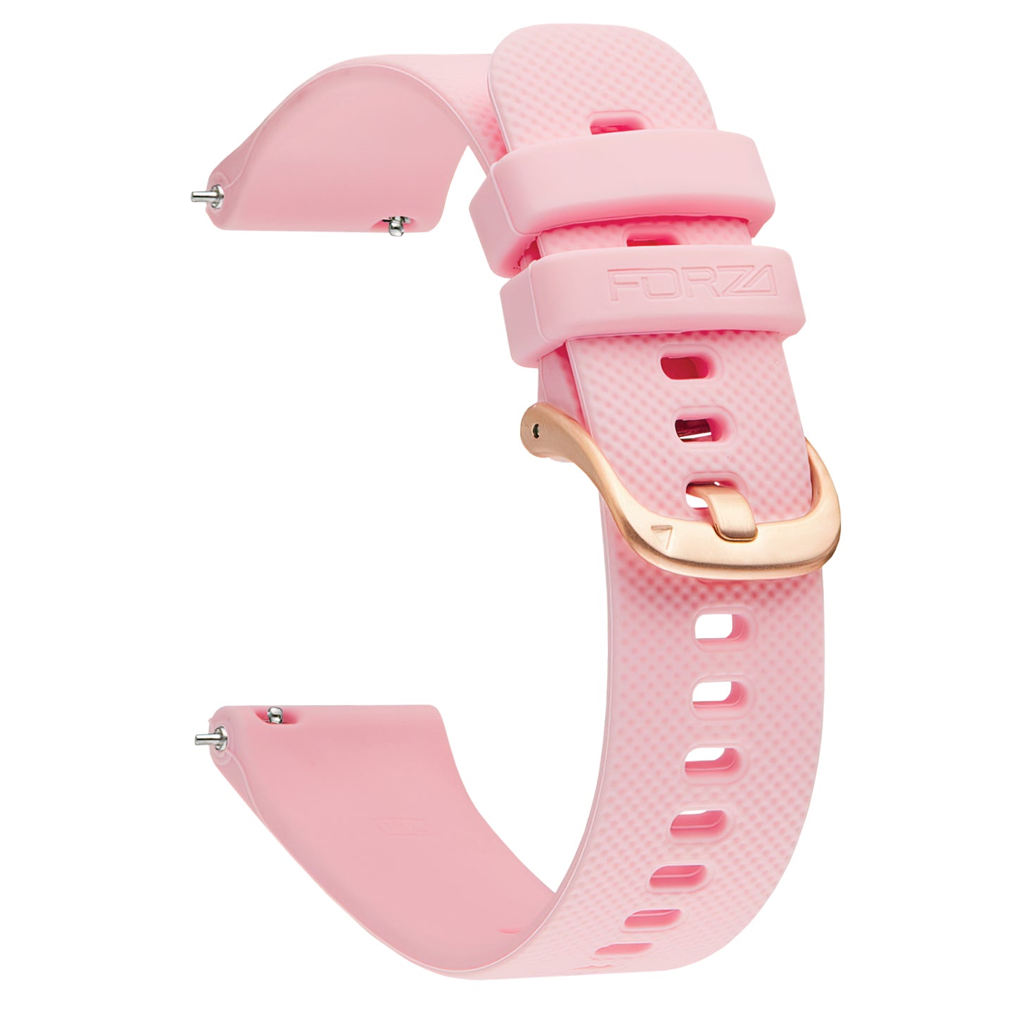 FORZA Elite 18mm Quick Release Watch Strap – Rose Gold Buckle