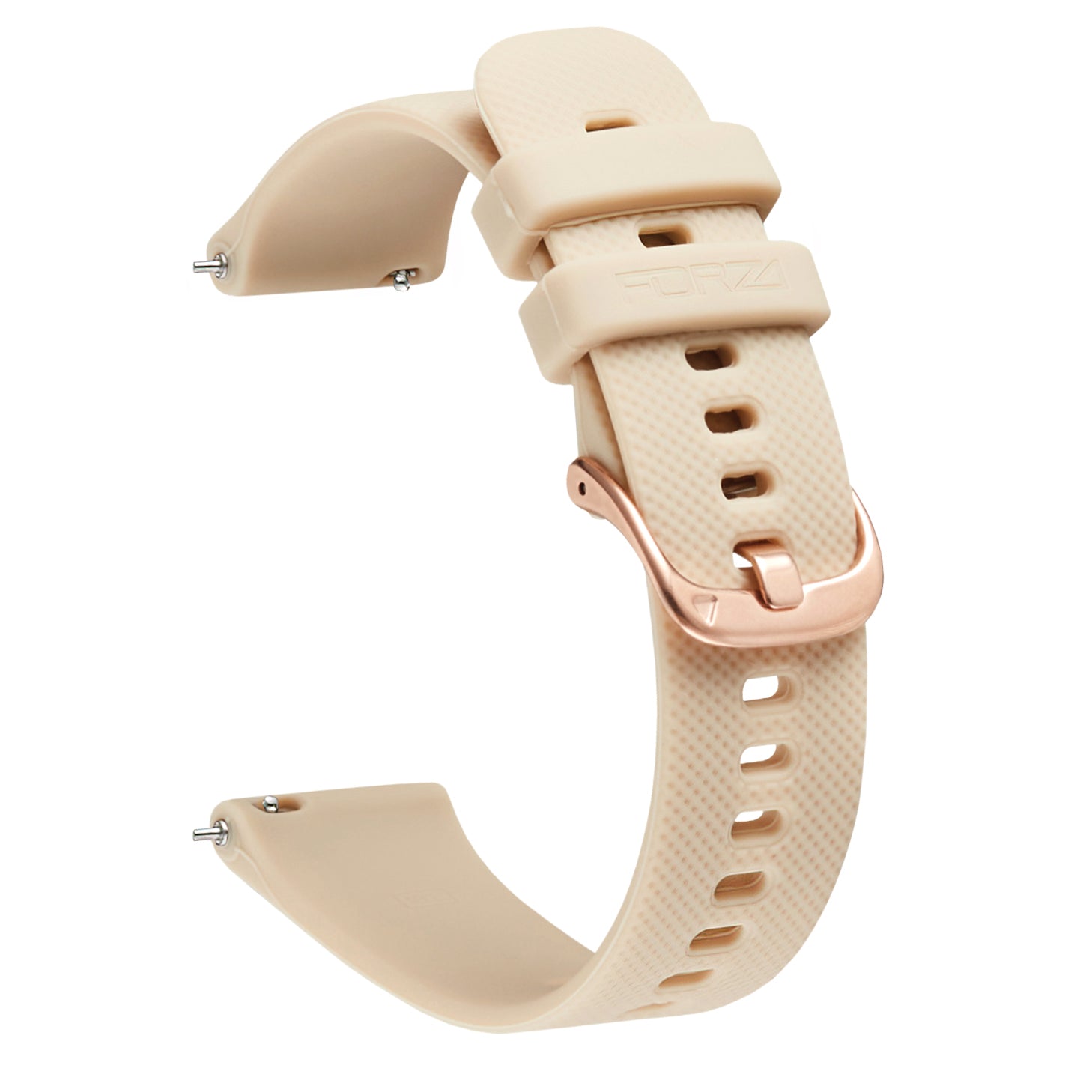 FORZA Elite 18mm Quick Release Watch Strap – Rose Gold Buckle