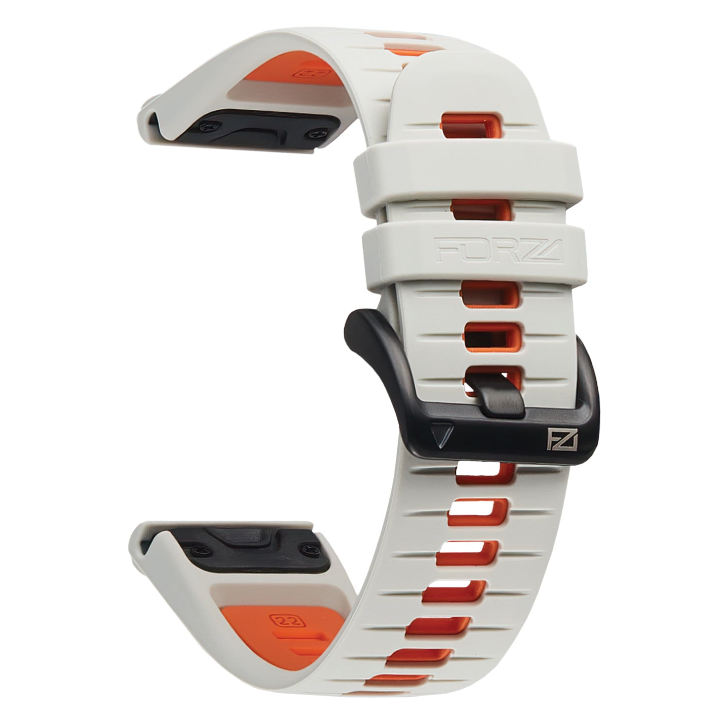 FORZA Elite 22mm EasyFit Two-Tone Watch Strap for Garmin