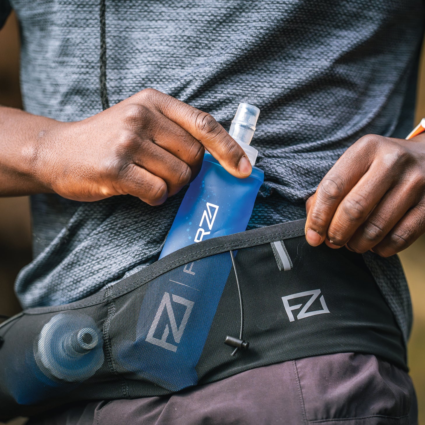 FORZA 500ml Premium Soft Flask Collapsible Running Water Bottle (Single)