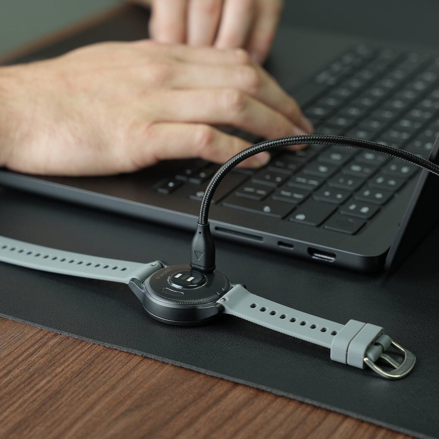 FORZA USB-C Braided Charging Cable for Garmin Watch